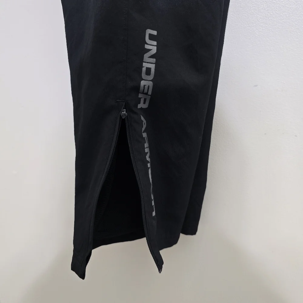 UNDER ARMOUR men size Small  Vital Woven‎ Pants Loose Track Mesh Lined Ankle Zip
